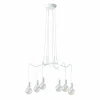 Luce Design Suspensions|Suspension Cuyama Blanc, 6 lumières