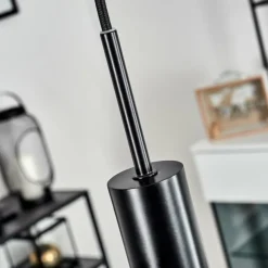 hofstein Éclairage Led|Suspension Dalheim LED Noir, 1 lumière