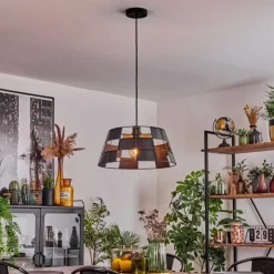 hofstein Suspensions|Suspension Daynard Noir, 1 lumière