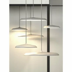 Design For The People by Nordlux Éclairage Led|Suspension Artist LED Gris, 1 lumière