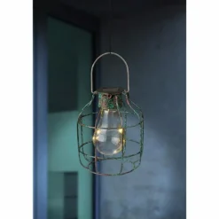 Suspension d'extérieur Globo Solar LED Bronze, 5 lumières