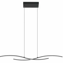 Luminaires Eglo Éclairage Led|Suspension Eglo ALBORAYA LED Noir, 1 lumière