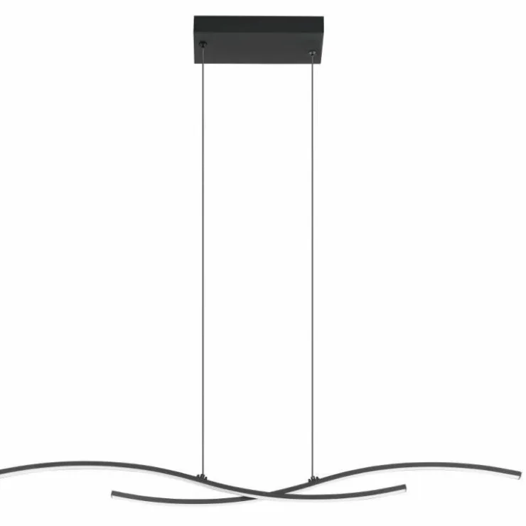 Luminaires Eglo Éclairage Led|Suspension Eglo ALBORAYA LED Noir, 1 lumière