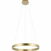 Luminaires Eglo Éclairage Led|Suspension EGLO ALCAZABA LED Laiton, Blanc, 2 lumières
