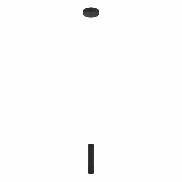 Luminaires Eglo Éclairage Led|Suspension Eglo ALMUDAINA LED Noir, 1 lumière