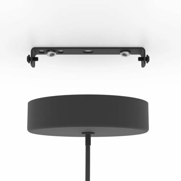 Luminaires Eglo Éclairage Led|Suspension Eglo ALMUDAINA LED Noir, 1 lumière