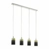 Luminaires Eglo Suspensions|Suspension Eglo AZBARREN Crème, 4 lumières