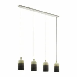Luminaires Eglo Suspensions|Suspension Eglo AZBARREN Crème, 4 lumières