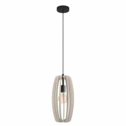 Luminaires Eglo Suspensions|Suspension Eglo BAJAZZARA Noir, 1 lumière