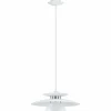 Luminaires Eglo Suspensions|Suspension EGLO BRENDA Nickel mat, Blanc, 1 lumière