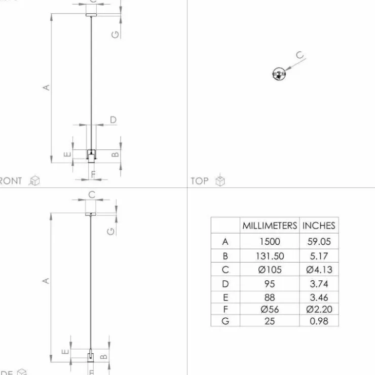 Luminaires Eglo Suspensions|Suspension Eglo CALARI Noir, 1 lumière
