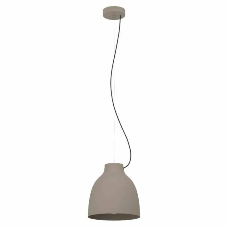 Luminaires Eglo Suspensions|Suspension Eglo CAMASCA Taupe, 1 lumière