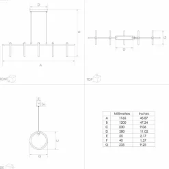 Luminaires Eglo Éclairage Led|Suspension Eglo CARANACOA LED Noir, 5 lumières