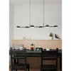 Luminaires Eglo Éclairage Led|Suspension Eglo CLAVELLINA LED Noir, 6 lumières