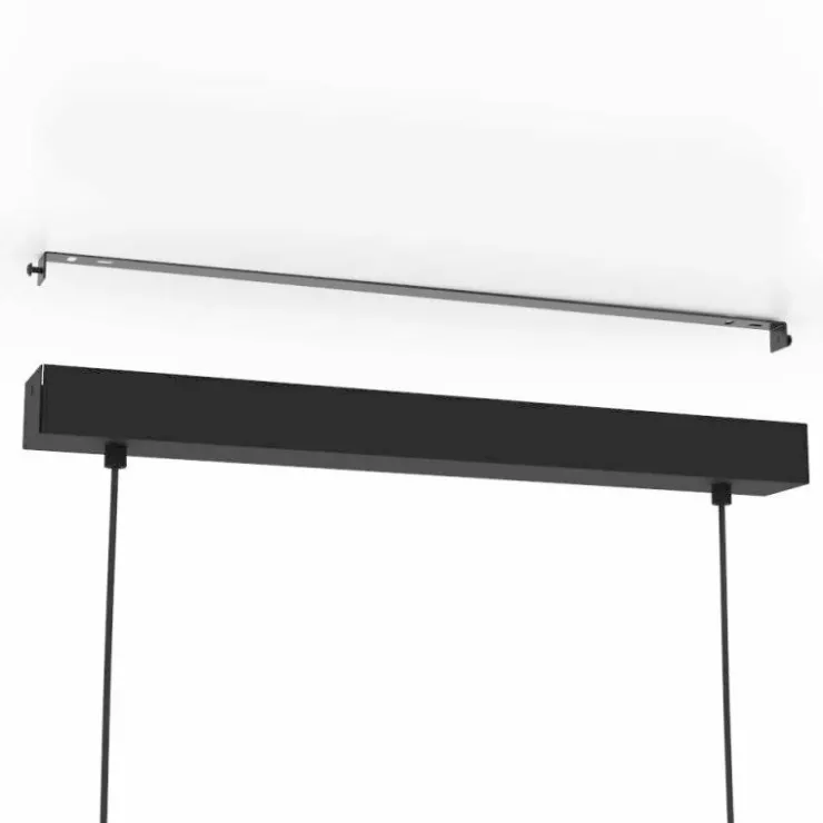 Luminaires Eglo Éclairage Led|Suspension Eglo CLAVELLINA LED Noir, 6 lumières