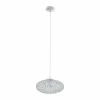 Luminaires Eglo Suspensions|Suspension Eglo CLEMENTE Chrome, Aspect cristal, 1 lumière