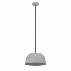 Luminaires Eglo Suspensions|Suspension Eglo CONTRISA Gris, 1 lumière
