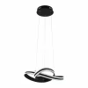 Luminaires Eglo Éclairage Led|Suspension Eglo CORREDERA LED Noir, 2 lumières