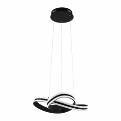 Luminaires Eglo Éclairage Led|Suspension Eglo CORREDERA LED Noir, 2 lumières
