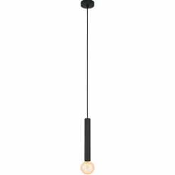 Luminaires Eglo Suspensions|Suspension Eglo CORTENOVA Noir, 1 lumière