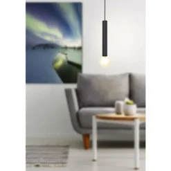 Luminaires Eglo Suspensions|Suspension Eglo CORTENOVA Noir, 1 lumière