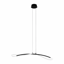 Luminaires Eglo Éclairage Led|Suspension Eglo EGIDONELLA LED Noir, 1 lumière