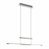 Luminaires Eglo Suspensions|Suspension Eglo FLAGRANERA LED Nickel mat, 2 lumières