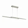 Suspension Eglo FRAIOLI-Z LED Nickel mat, 2 lumières, Changeur de couleurs