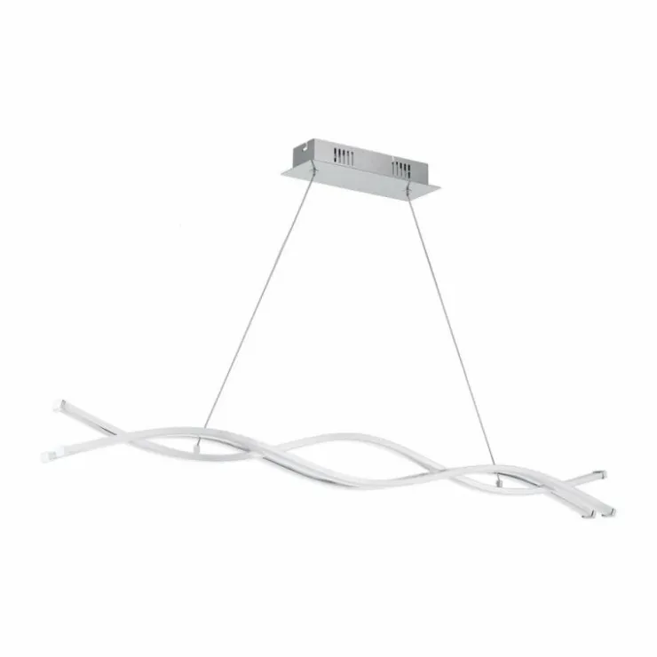 Luminaires Eglo Éclairage Led|Suspension Eglo LASANA 2 LED Chrome, 3 lumières