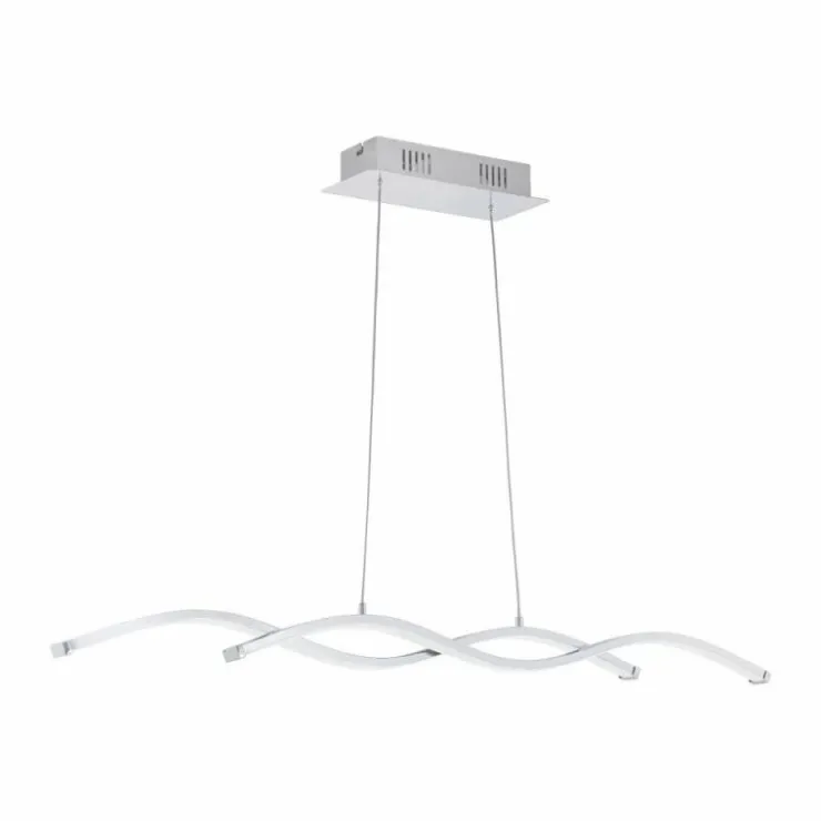Luminaires Eglo Éclairage Led|Suspension Eglo LASANA 2 LED Chrome, 2 lumières