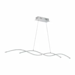 Luminaires Eglo Éclairage Led|Suspension Eglo LASANA 2 LED Chrome, 2 lumières