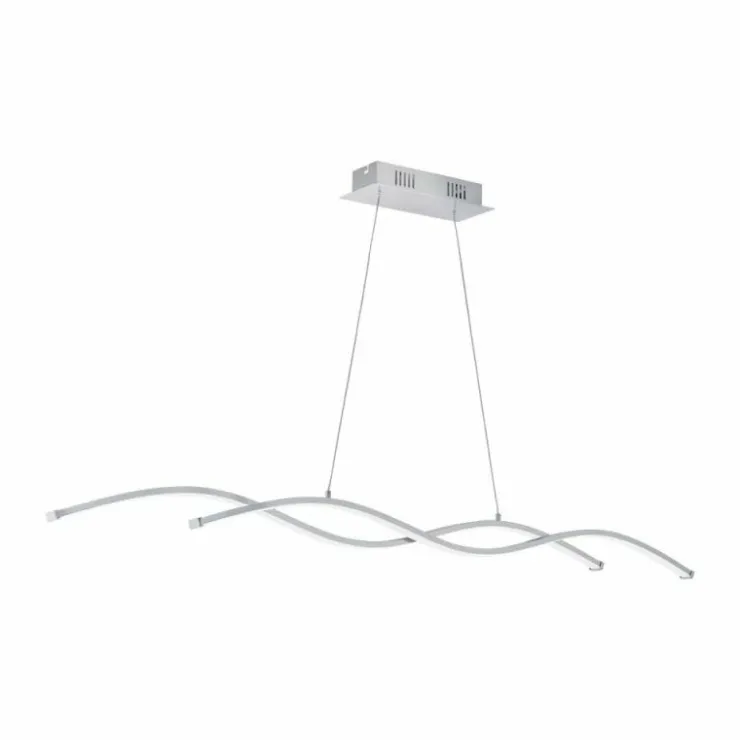 Luminaires Eglo Éclairage Led|Suspension Eglo LASANA 2 LED Chrome, 2 lumières