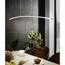 Luminaires Eglo Éclairage Led|Suspension Eglo LASANA LED Chrome, 1 lumière