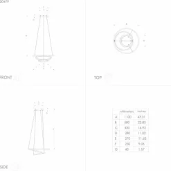 Suspension Eglo LOBINERO-Z LED Noir, 1 lumière