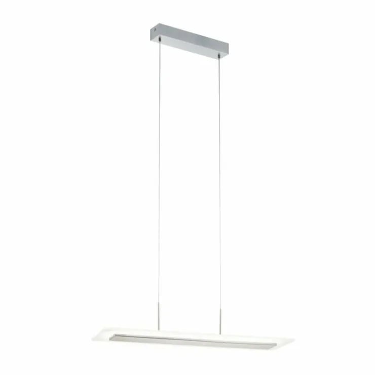 Luminaires Eglo Éclairage Led|Suspension Eglo MANRESA LED Nickel mat, 1 lumière
