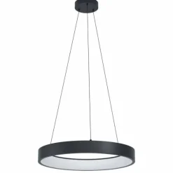 Suspension Eglo MARGHERA-Z LED Noir, 4 lumières, Changeur de couleurs