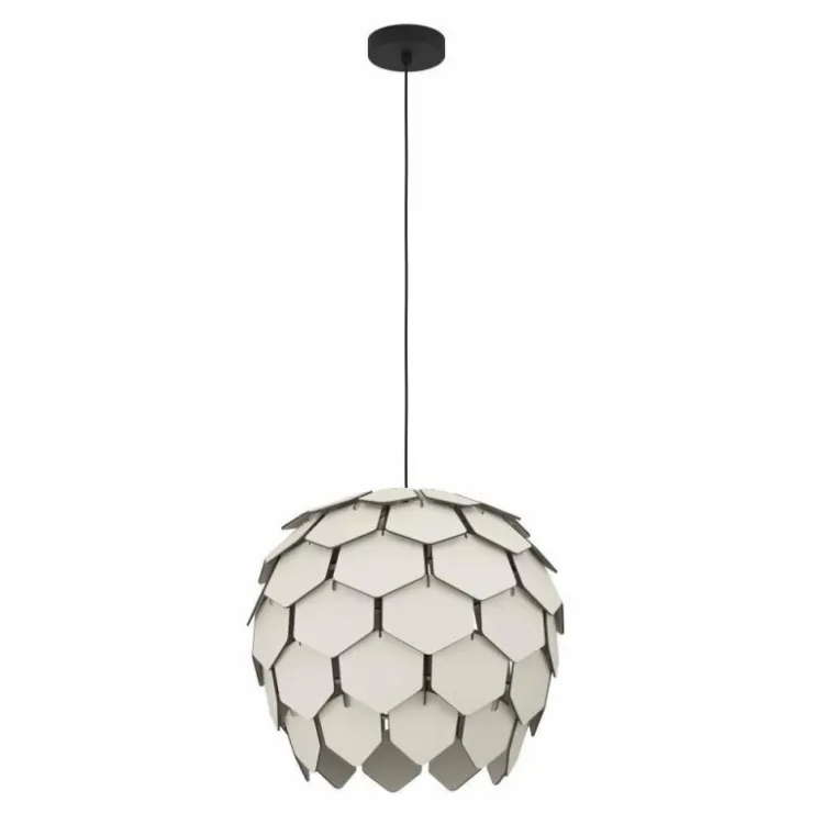 Luminaires Eglo Suspensions|Suspension Eglo MATTANZA Noir, 1 lumière