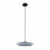 Luminaires Eglo Suspensions|Suspension Eglo MONEVA-C LED Noir, 1 lumière, Changeur de couleurs