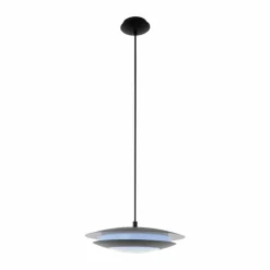 Luminaires Eglo Suspensions|Suspension Eglo MONEVA-C LED Noir, 1 lumière, Changeur de couleurs