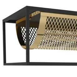 Luminaires Eglo Suspensions|Suspension Eglo NOHALES Noir, 4 lumières