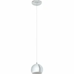 Luminaires Eglo Suspensions|Suspension Eglo PETTO LED Chrome, 1 lumière
