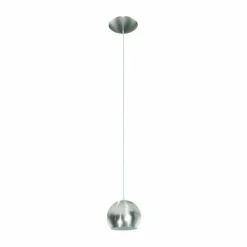 Luminaires Eglo Suspensions|Suspension Eglo PETTO LED Nickel mat, 1 lumière