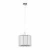 Luminaires Eglo Suspensions|Suspension EGLO PINETA Nickel mat, 1 lumière