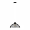 Luminaires Eglo Suspensions|Suspension Eglo POMPEYA Noir, 1 lumière