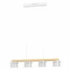 Suspension Eglo PORTICO-Z LED Écru, 4 lumières, Changeur de couleurs