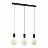 Luminaires Eglo Suspensions|Suspension Eglo POZUETA Noir, 3 lumières