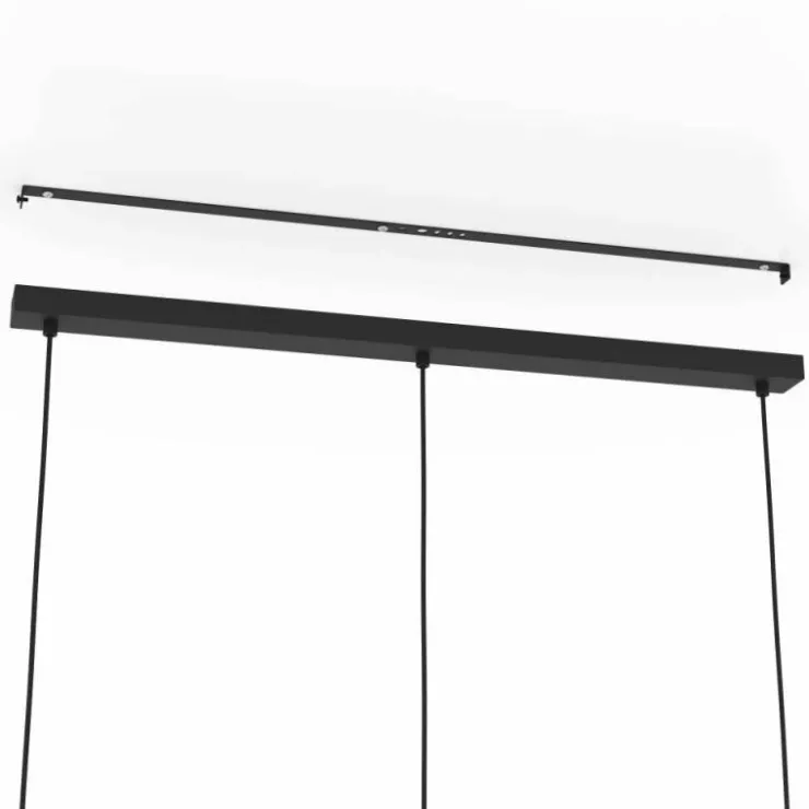 Luminaires Eglo Suspensions|Suspension Eglo ROMAZZINA Noir, 3 lumières