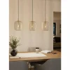 Luminaires Eglo Suspensions|Suspension Eglo ROMAZZINA Noir, 3 lumières
