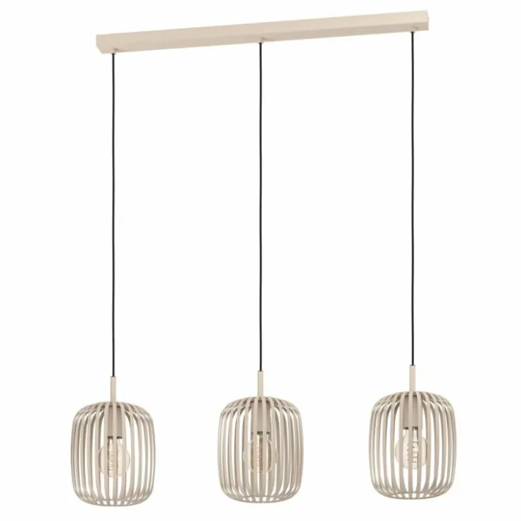 Luminaires Eglo Suspensions|Suspension Eglo ROMAZZINA Noir, 3 lumières