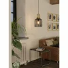 Luminaires Eglo Suspensions|Suspension Eglo ROUNDHAM Laiton, Noir, 1 lumière